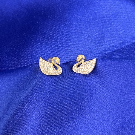 Swan earrings