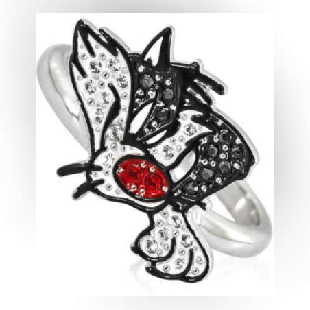 טבעת SWAROVSKI קולקציית LOONEY TUNES מידה 52
