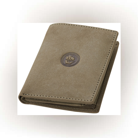 ארנק עור לגבר | תא למטבעות ו-4 תאים לכרטיסים מבית המותג גבעוני GV 4636-3 - כאמל - חום בהיר