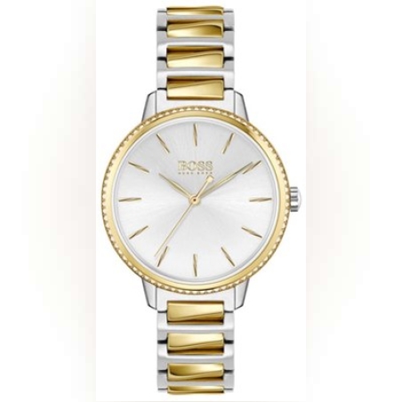 שעון יד ‏לאישה 1502568 Hugo Boss הוגו בוס - שני צבעים - כסוף ומוזהב