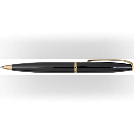 Peninsula ballpoint pen black 18k gold plated clip