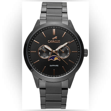 שעון יד CAVALLO S.Siro רצועת מתכת אפורה לגבר