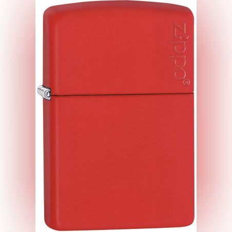 ZIPPO אדום מאט