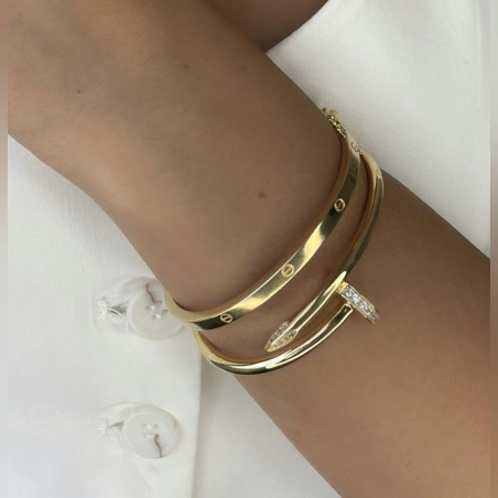 צמיד מסמר קשיח בסגנון קרטייה