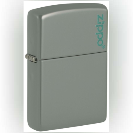ZIPPO ירוק מטאלי עם מיתוג