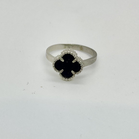 טבעת כסף בסגנון ואן קליף