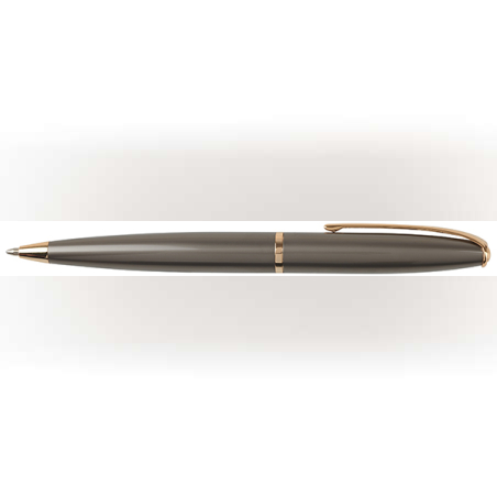 Peninsula ballpoint pen, titanium clip, 18k gold plating