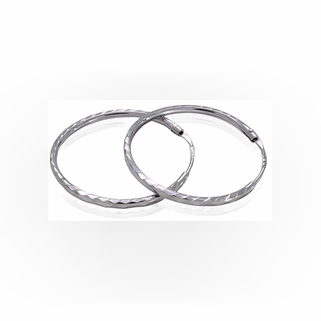 פירסינג חישוק ציר מרוקע זהב 14K