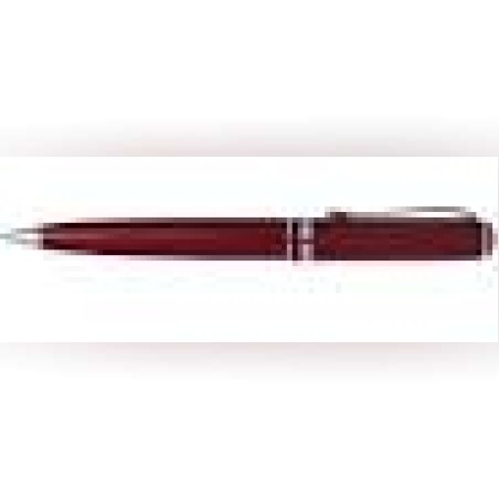 Red Podium pen with chrome clip