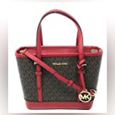 תיק MICHAEL KORS ממותג חום ואדום