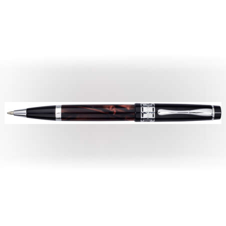 Renaissance ballpoint pen Bordeaux clip chrome, seashell body  designed