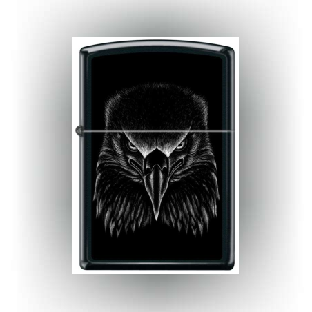ZIPPO מבט נשר שחור