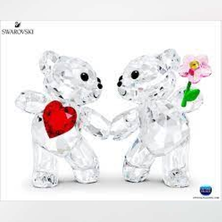 זוג דובונים מקריסטל סברובסקי