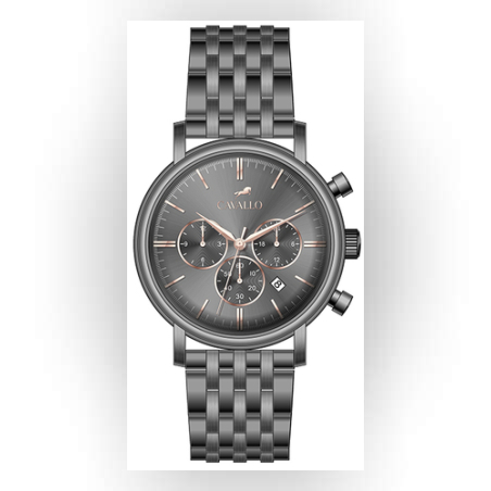 שעון NUOVA אפור לגבר CAVALLO דגם CW164004