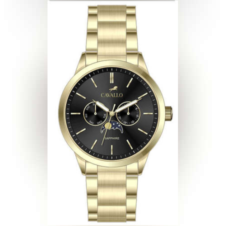 שעון יד CAVALLO S.Siro רצועת מתכת בצבע זהב לגבר