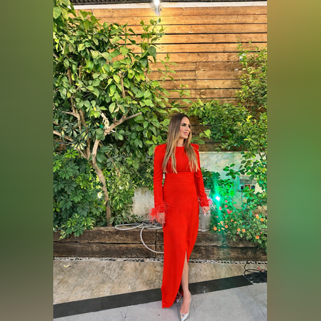 Red dress