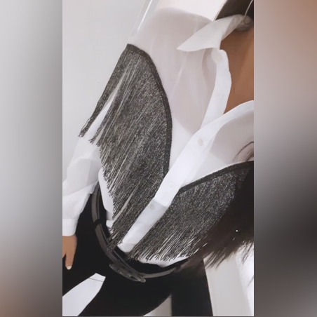 חולצה פרנזים נדירה קיים בצבע לבן