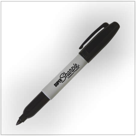 טוש פרממנט  שרפי  SHARPIE שטוח SUPER עבה