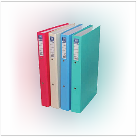 תיק טבעות/רינג צבעוני גב 3.50