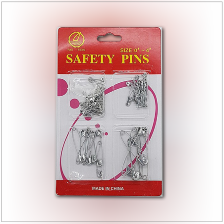 סיכות ביטחון בגדלים שונים