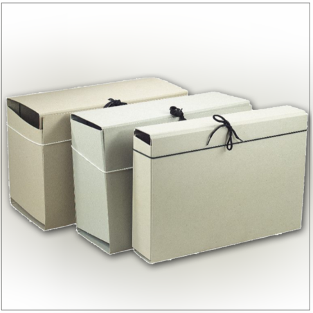 תיק ארכיון גב 8 עם גומי ושרוך