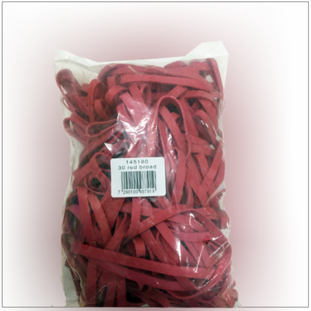 גומיות רחבות אדומות