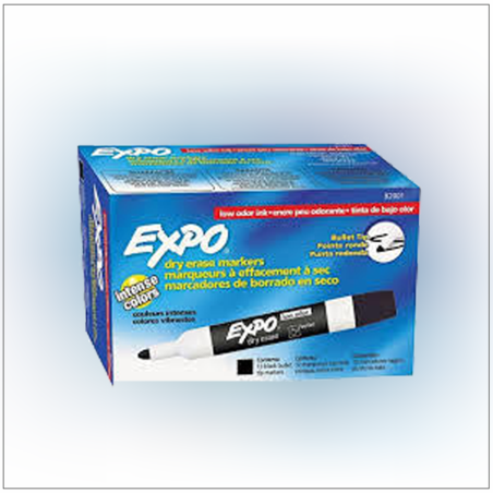 חבילת טושים ללוח מחיק EXPO 1/12 אקספו