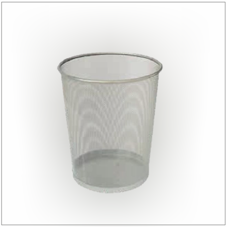 סל ניירות רשת מתכת כסוף