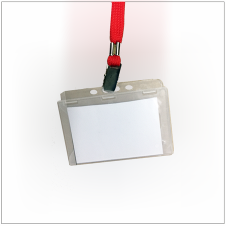 תג קשיח עם שרוך