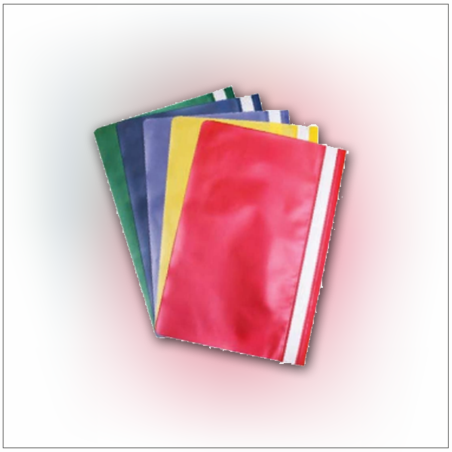 תיק צד שקוף פוליו 1/20 צבעוני