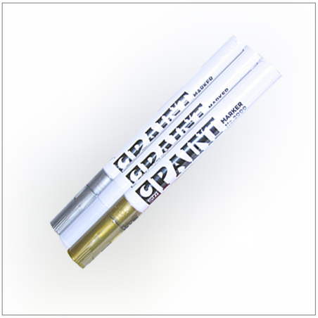 טוש שמן לסימון לבן עבה  PAINT