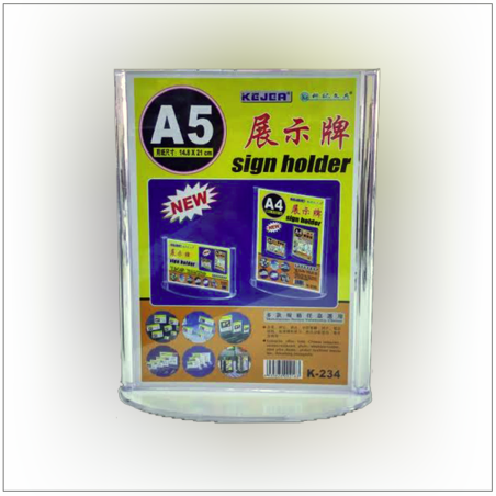 מעמד תצוגה A5 שולחני