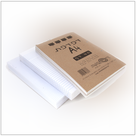 דפדפת  40 דף A4 לקלסר 1/10