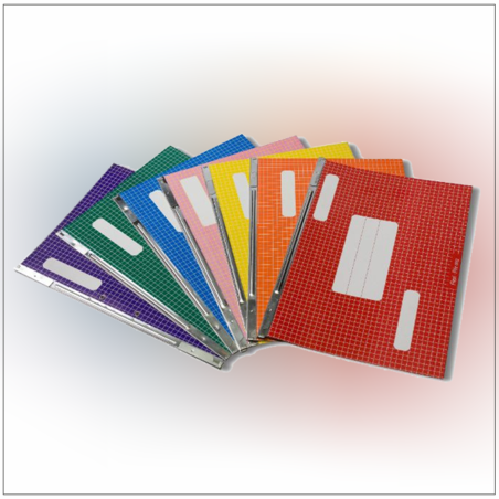 תיק תליה מטלפייל 001 משובץ צבעוני 1/25