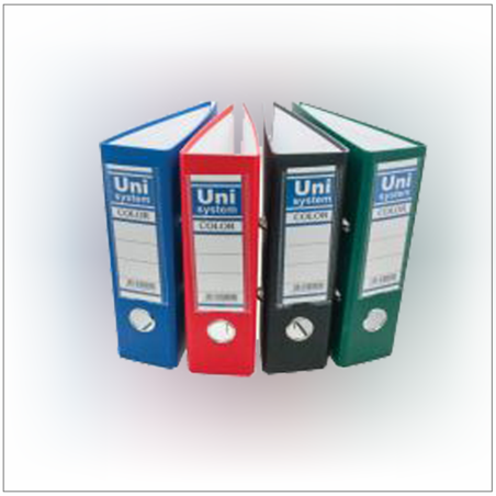 קלסר משרדי גב 8 ציפוי פלסטיק צבעוני עיברית אוקטב נמוך