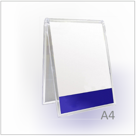 מעמד תצוגה A4 דו-צדדי שולחני