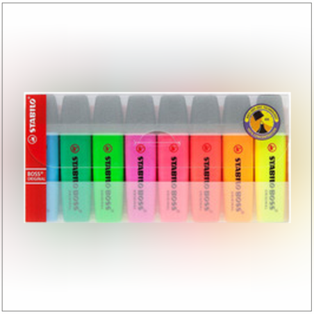 סט טושים להדגשה 1/8 סטבילו