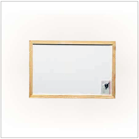 לוח מחיק 60X80 מסגרת עץ