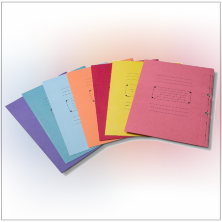 תיק מנילה  לתיוק צבעוני 1/25 קפסולים