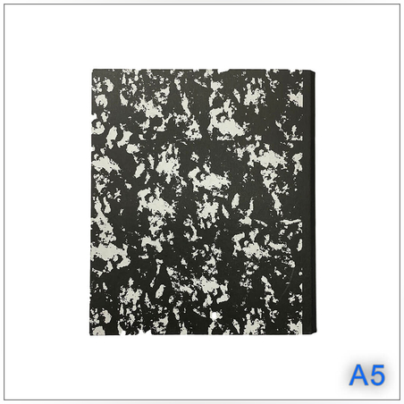 קלסר משרדי גב 8 שחור לבן אוקטב נמוך A5