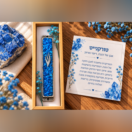 בתי מזוזה מאבני קריסטל