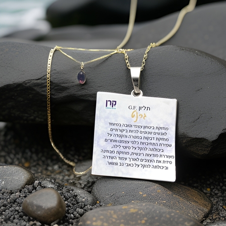 שרשרת עם תליון קריסטל גרנט