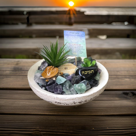 מזרקת פלואורייט גלם עגולה גדולה