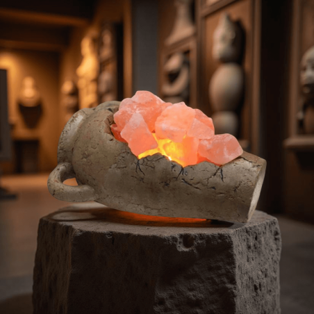 אור הקדמונים - מנורת כד מלח ההימלאיה