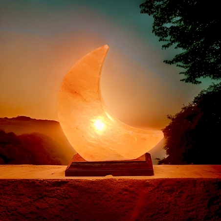 מנורת מלח ירח