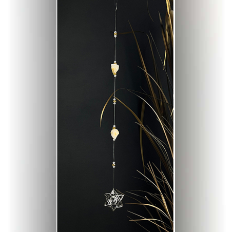 מובייל מגן דוד עם אבן הסיטרין