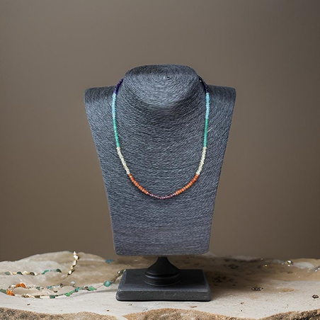 מחרוזת אבני קריסטל 7 צ׳אקרות