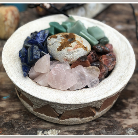 מזרקת מעורבת בכלי שברים בינוני