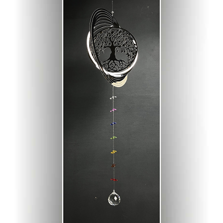 מוביל ספירלה עץ החיים 7 צ׳אקרות משושים