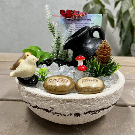 מזרקת מיני קוורץ ואוניקס